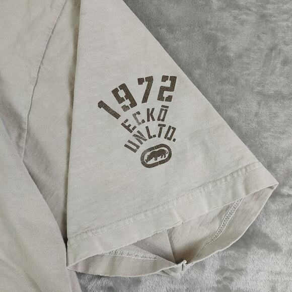 VTG Y2K Ecko Unltd Lakewood Pool streetwear grunge thrashed tshirt mens XXL - Picture 4 of 12